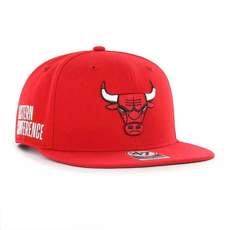 Mens 47 Chicago Bulls Sure Shot Captain Snapback Hat Product Image