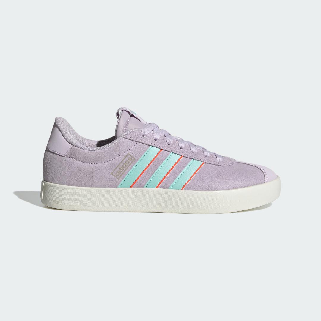 adidas VL Court 3.0 Shoes Off White 5 Womens Product Image