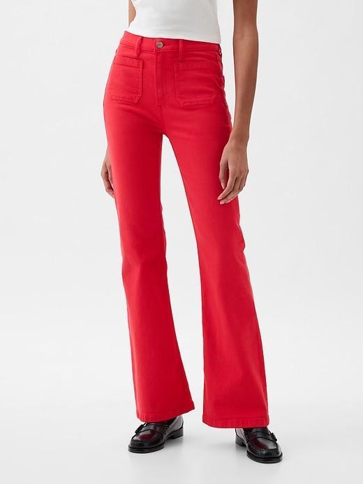 High Rise &apos;70s Flare Jeans Product Image