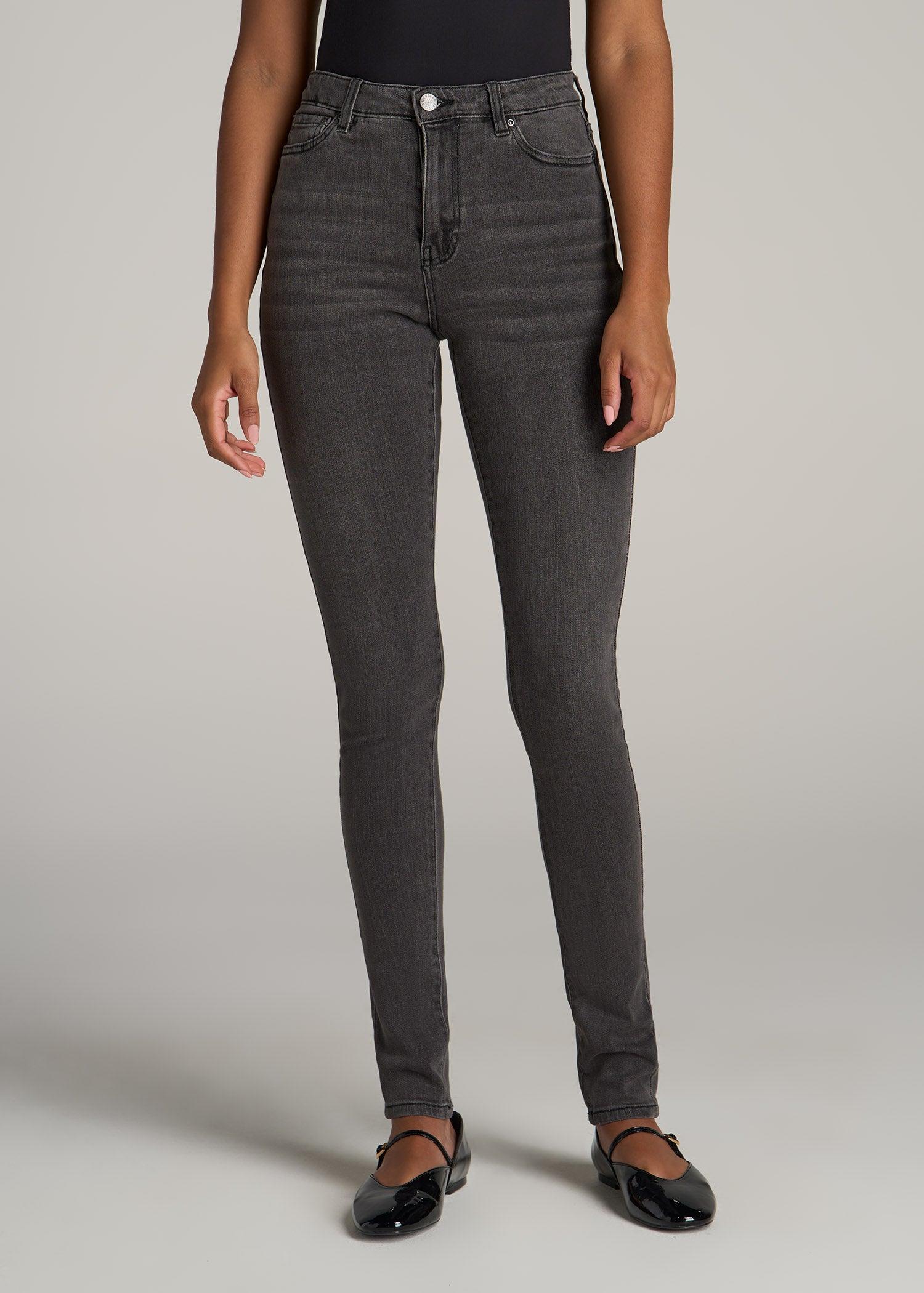 Georgia HIGH RISE SKINNY Tall Women's Jeans in True Grit Grey Female Product Image