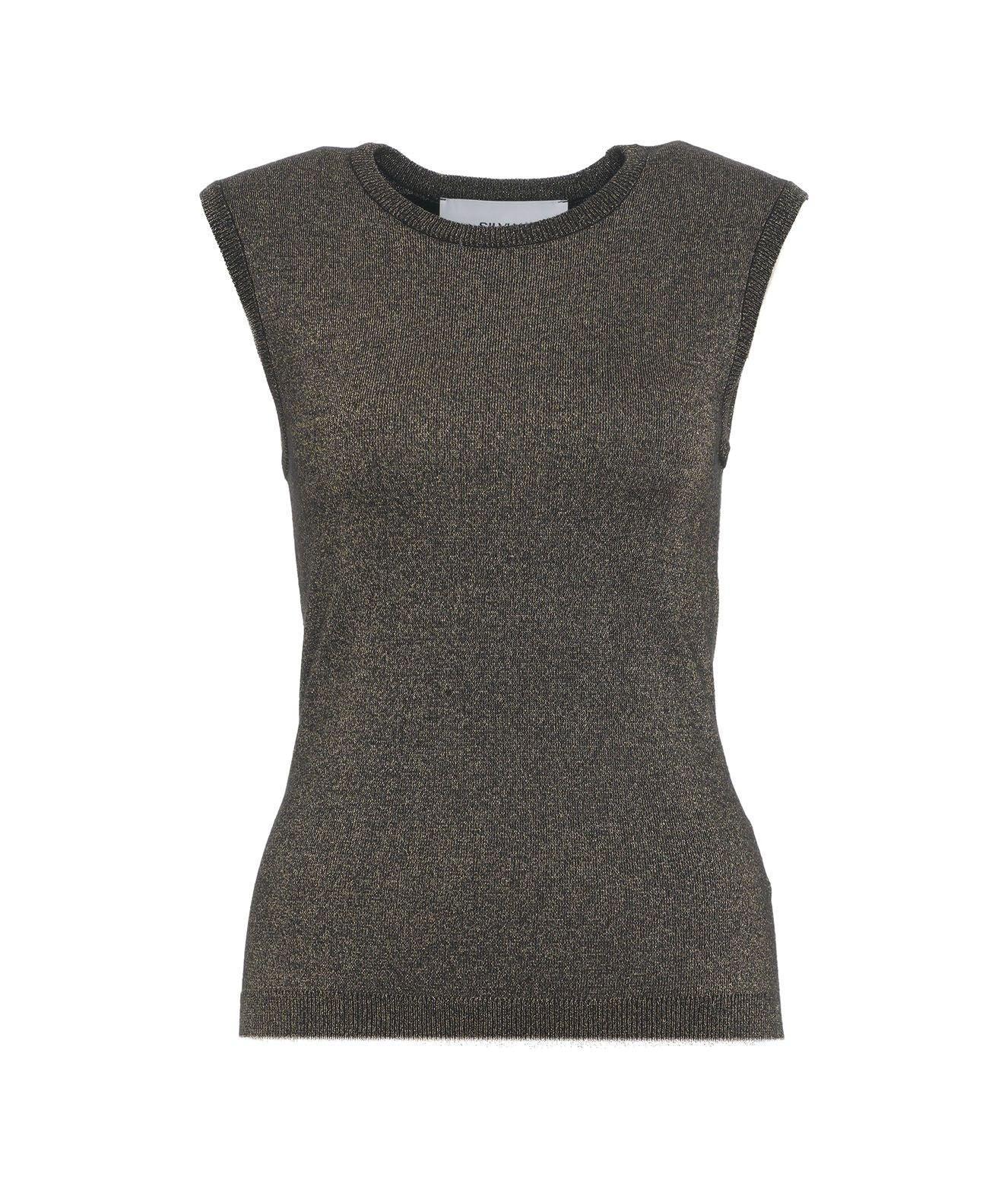 Gilet in maglia di lurex Female Product Image