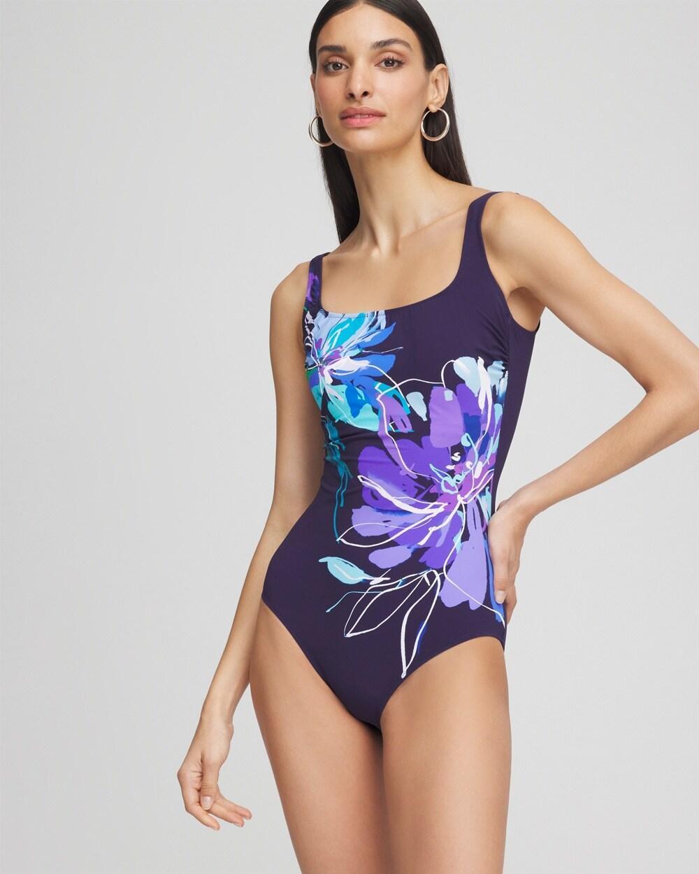 Gottex Water Square-Neck One-Piece Swimsuit Product Image