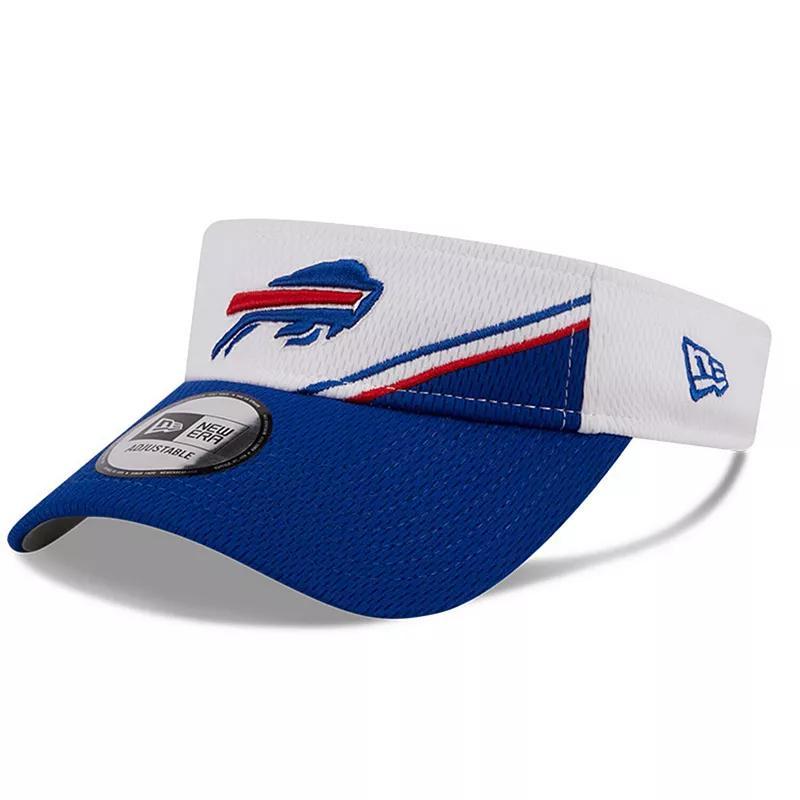 Mens New Era White Buffalo Bills 2023 Sideline Adjustable Visor - White Product Image