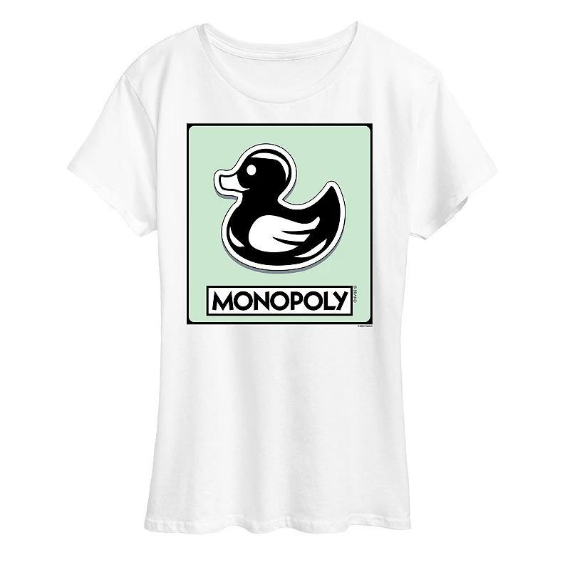 Womens Monopoly Duck Token Graphic Tee by Hasbro Product Image