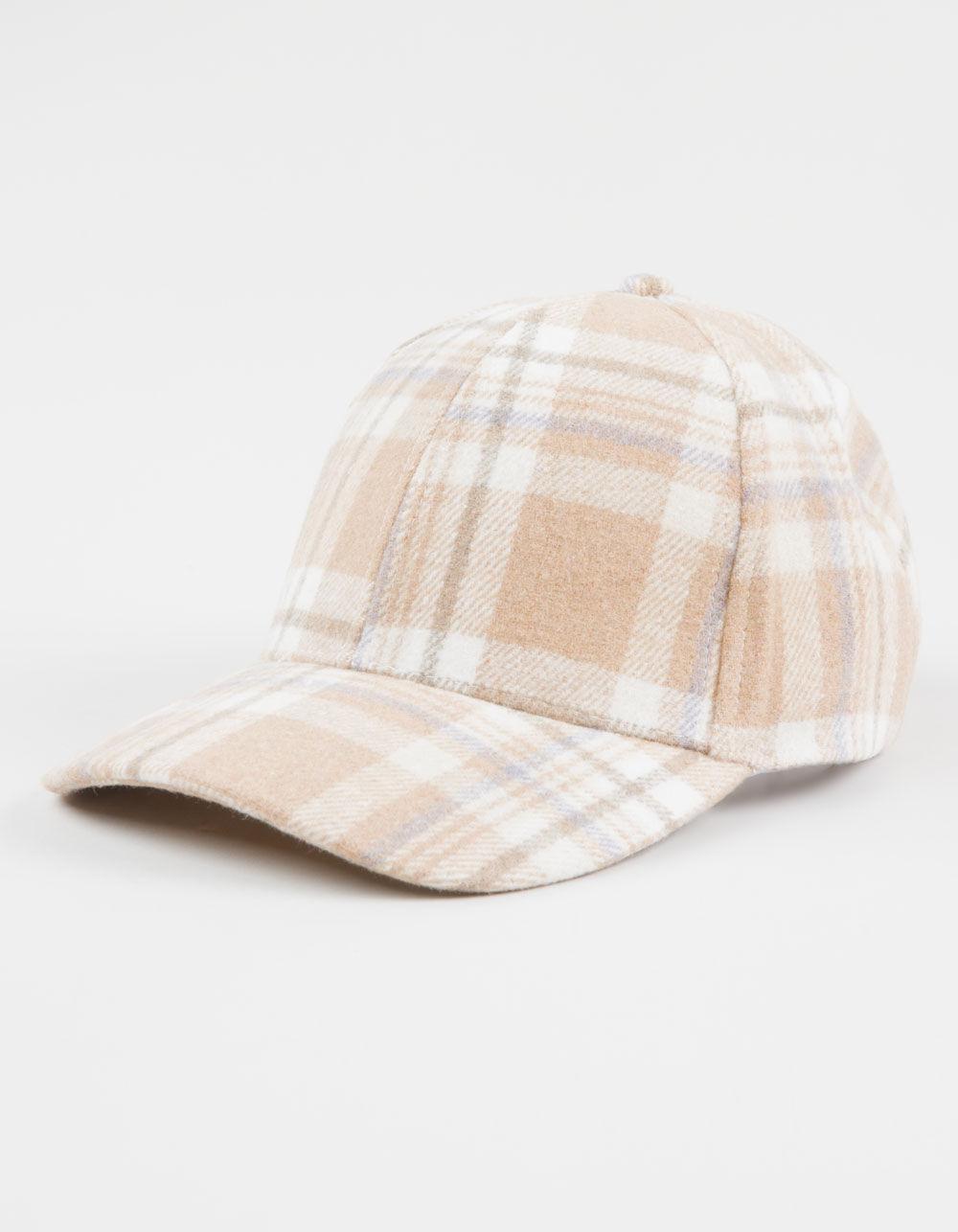 Plaid Dad Strapback Hat Product Image