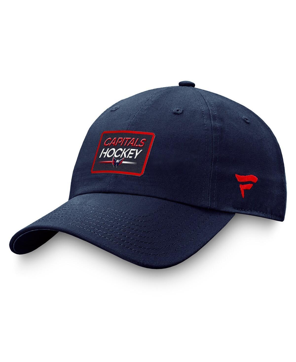 Mens Fanatics Branded Navy Columbus Blue Jackets Authentic Pro Prime Adjustable Hat Product Image