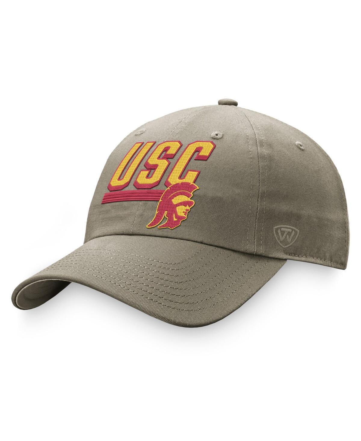 Mens Top of the World Khaki Arizona State Sun Devils Slice Adjustable Hat Product Image