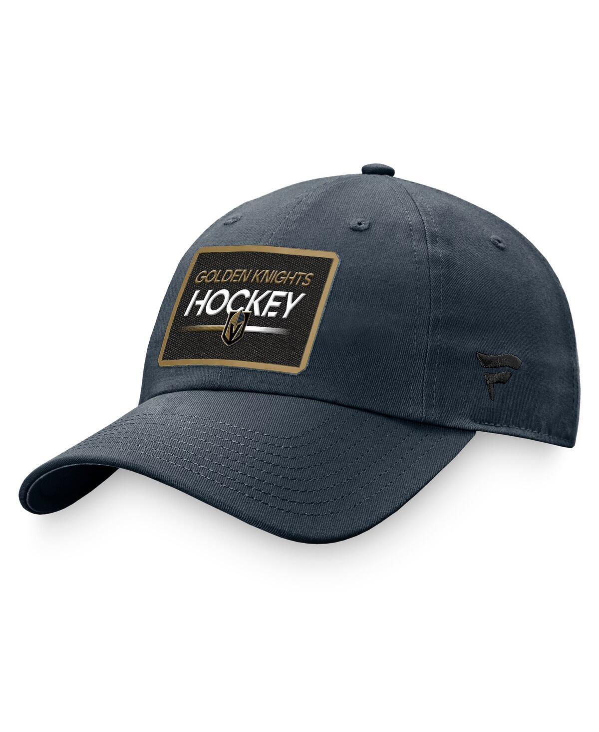 Mens Fanatics Branded  Gray Vegas Golden Knights Prime Adjustable Hat Product Image