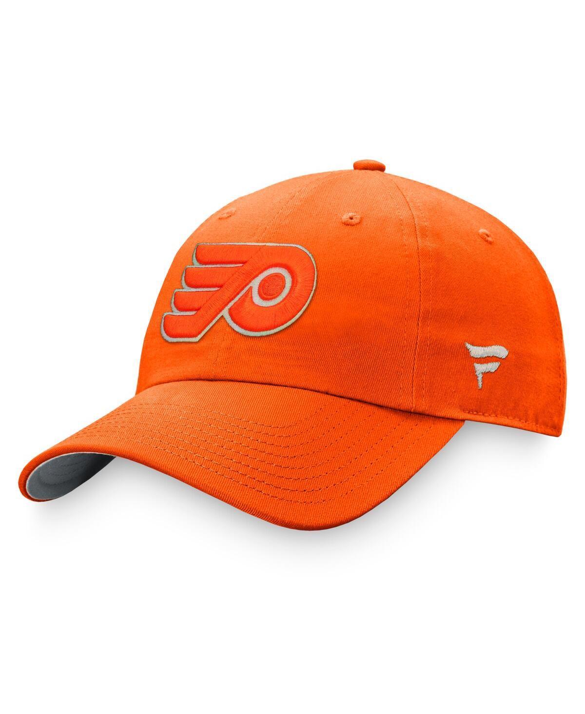 Womens Fanatics Orange Philadelphia Flyers Iconic Glimmer Adjustable Hat Product Image