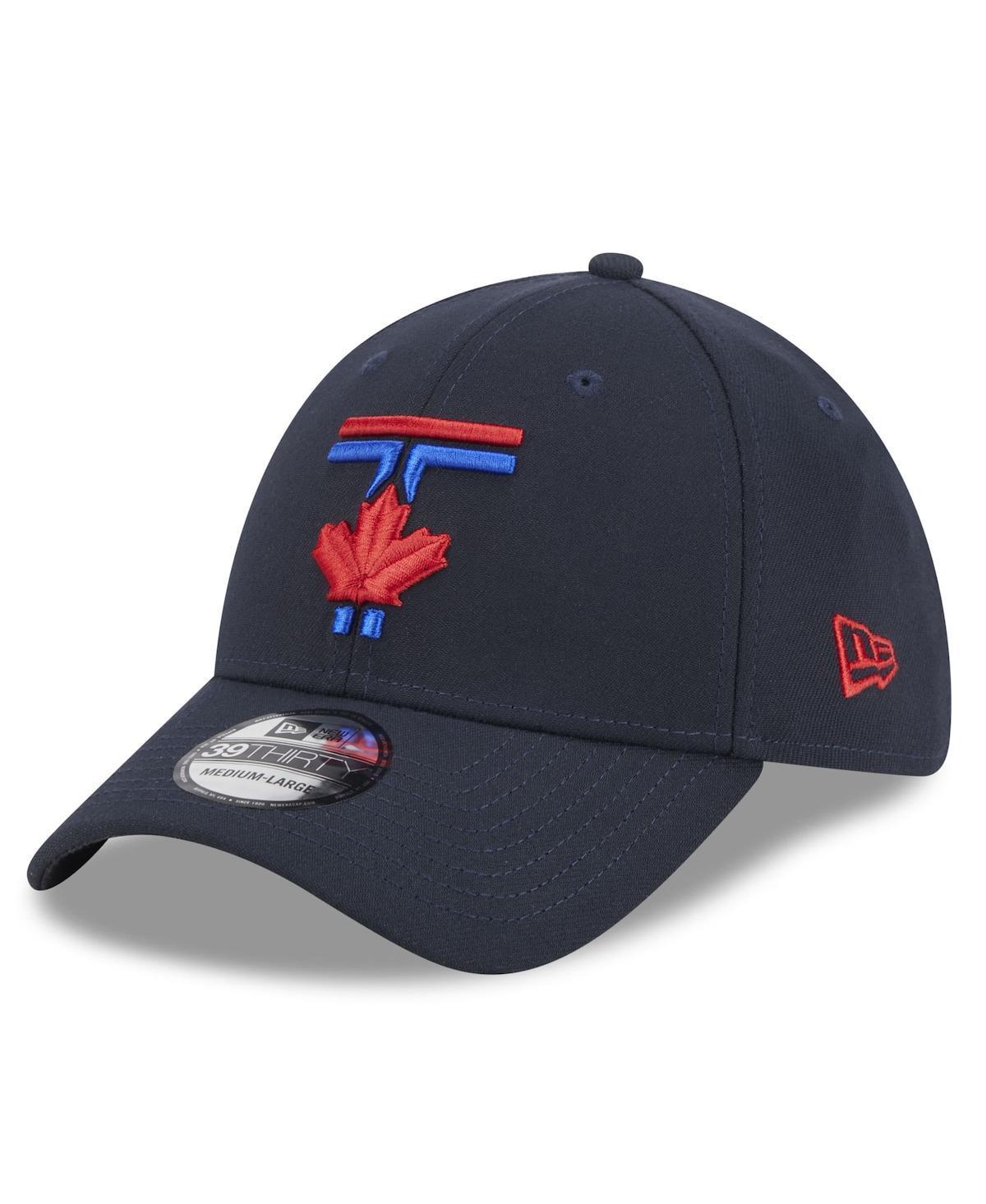 New Era Mens Navy Toronto Blue Jays 2024 City Connect 39THIRTY Flex Hat Product Image