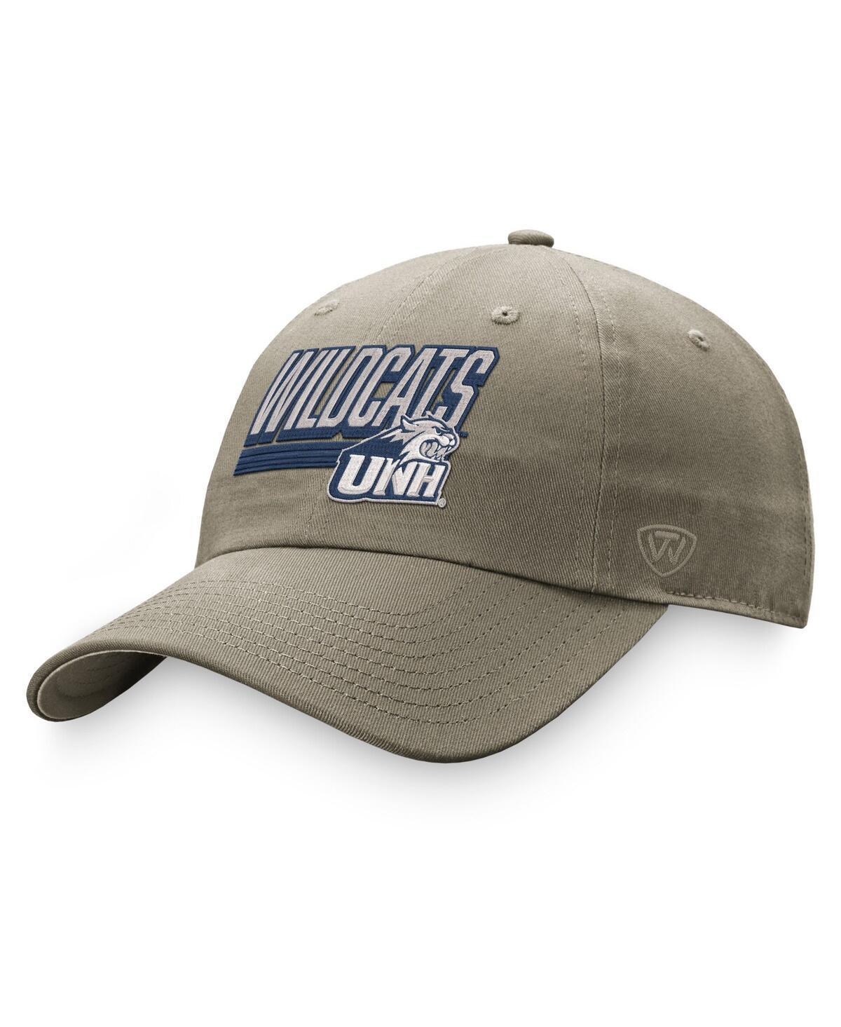 Mens Top of the World Khaki New Hampshire Wildcats Slice Adjustable Hat Product Image