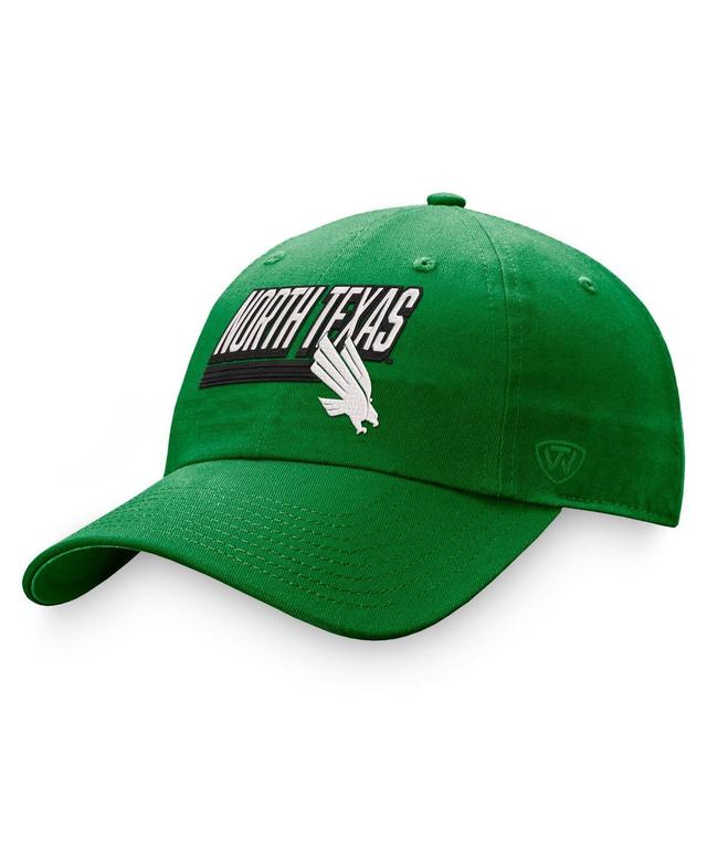 Mens Top of the World Green North Texas Mean Green Slice Adjustable Hat Product Image