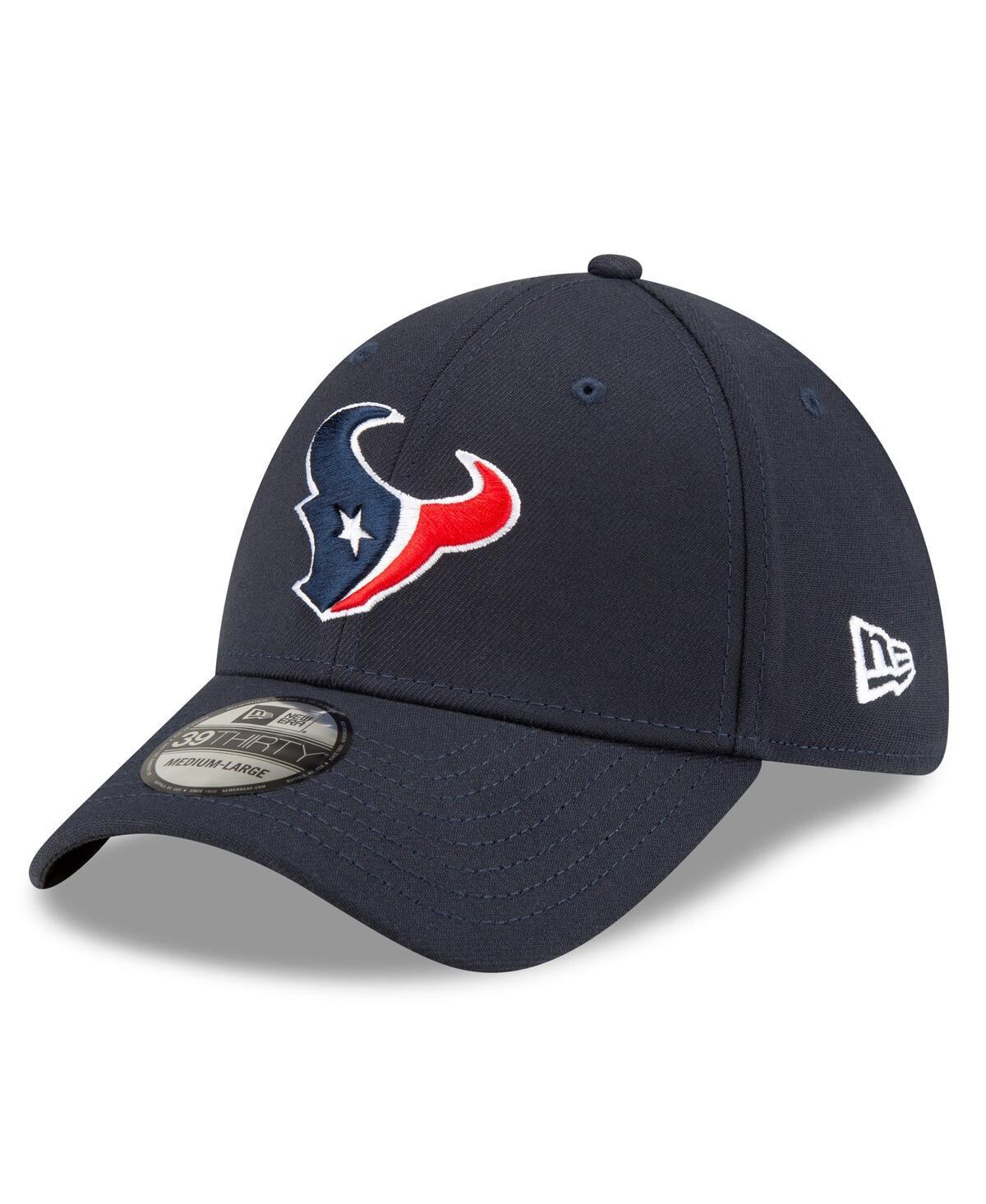 Mens New Era Houston Texans Team Classic 39THIRTY Flex Hat Blue Product Image