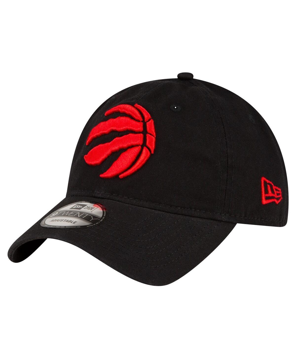 Mens New Era Black Toronto Raptors Team 2.0 9TWENTY Adjustable Hat Product Image