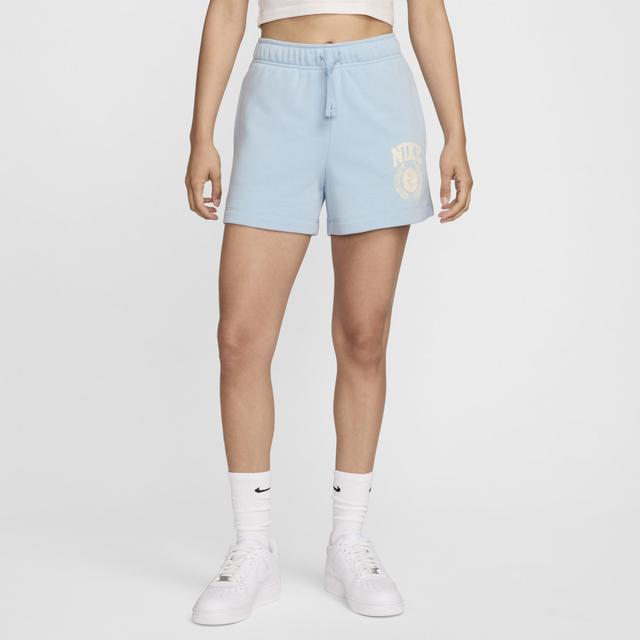 Womens Nike Sportswear Club Fleece Mid-Rise Graphic Shorts Product Image