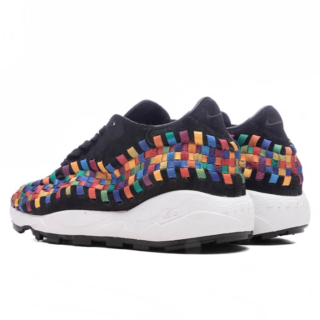 Women's Air Footscape Woven - Black/Black/White Female Product Image