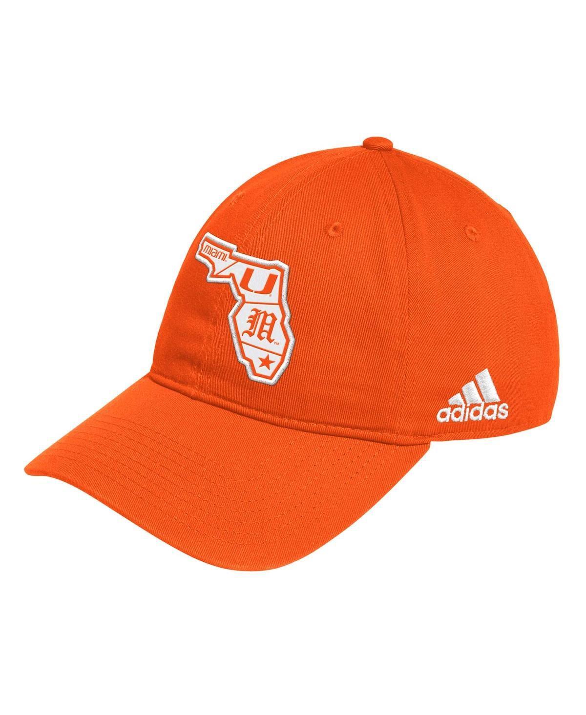 Adidas Mens Miami Hurricanes State Slouch Adjustable Hat Product Image