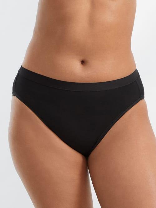 Womens Understated Cotton Hi-Cut Underwear 879362 Product Image