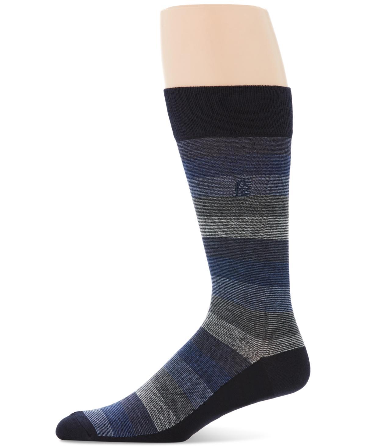 Perry Ellis Portfolio Mens Ombre Stripe Dress Socks Product Image