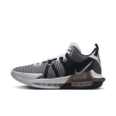 Nike Mens LeBron James LeBron Witness VII - Basketball Shoes Light Bone/Black/Emerald Rise Product Image