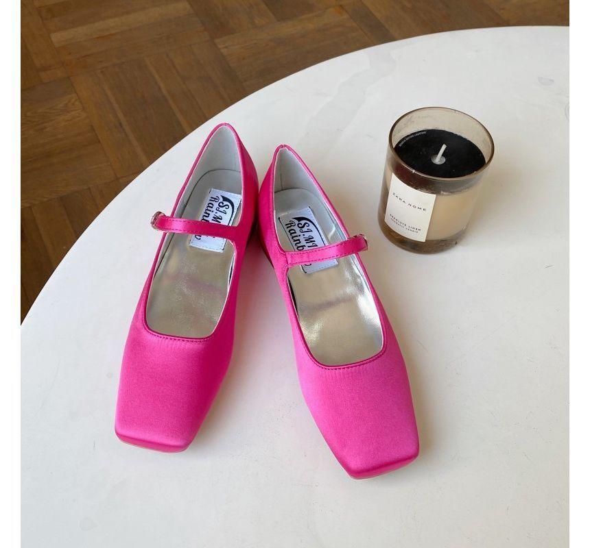 Square Toe Mary Jane Shoes Product Image