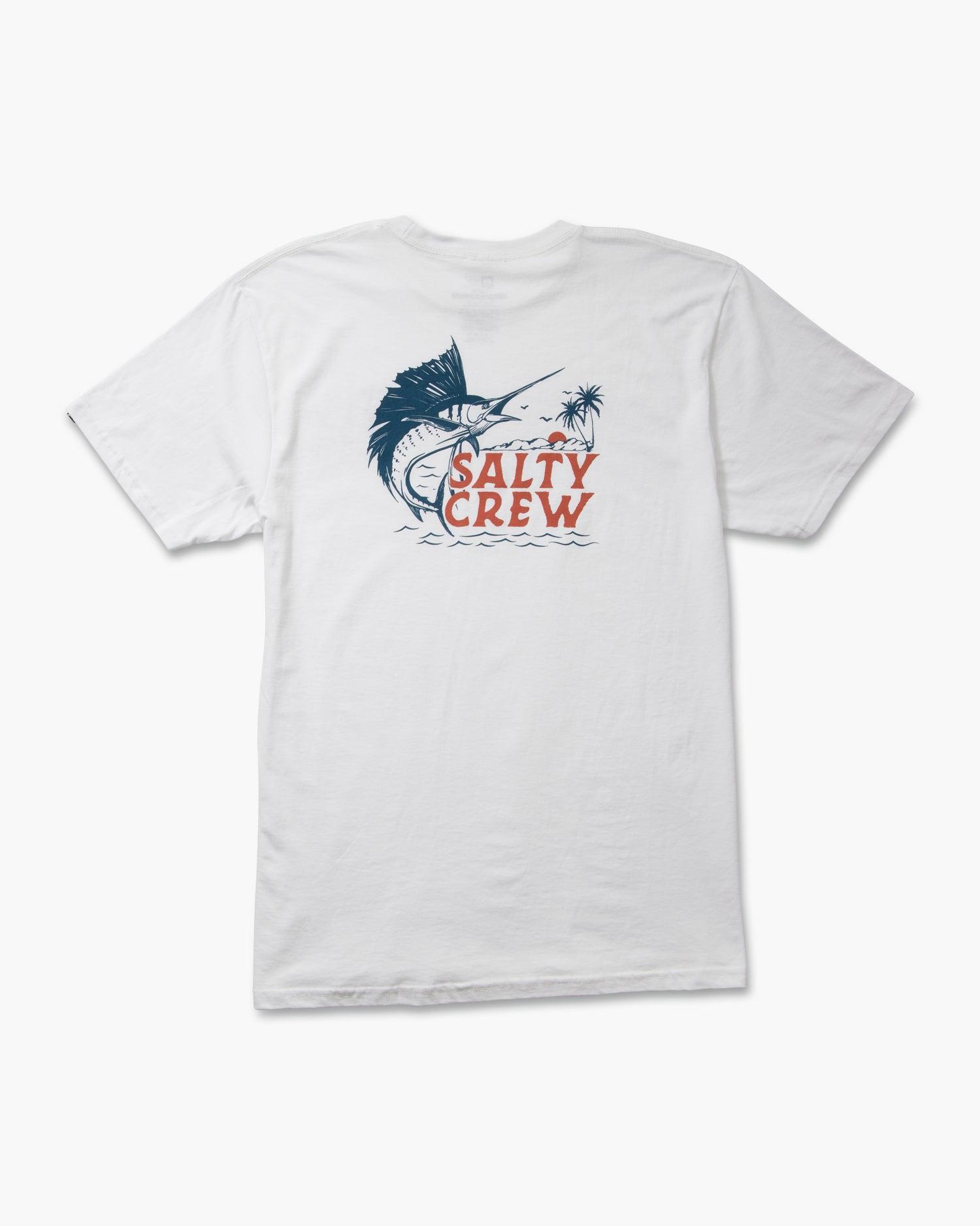 Sailfish White S/S Classic Tee Male Product Image