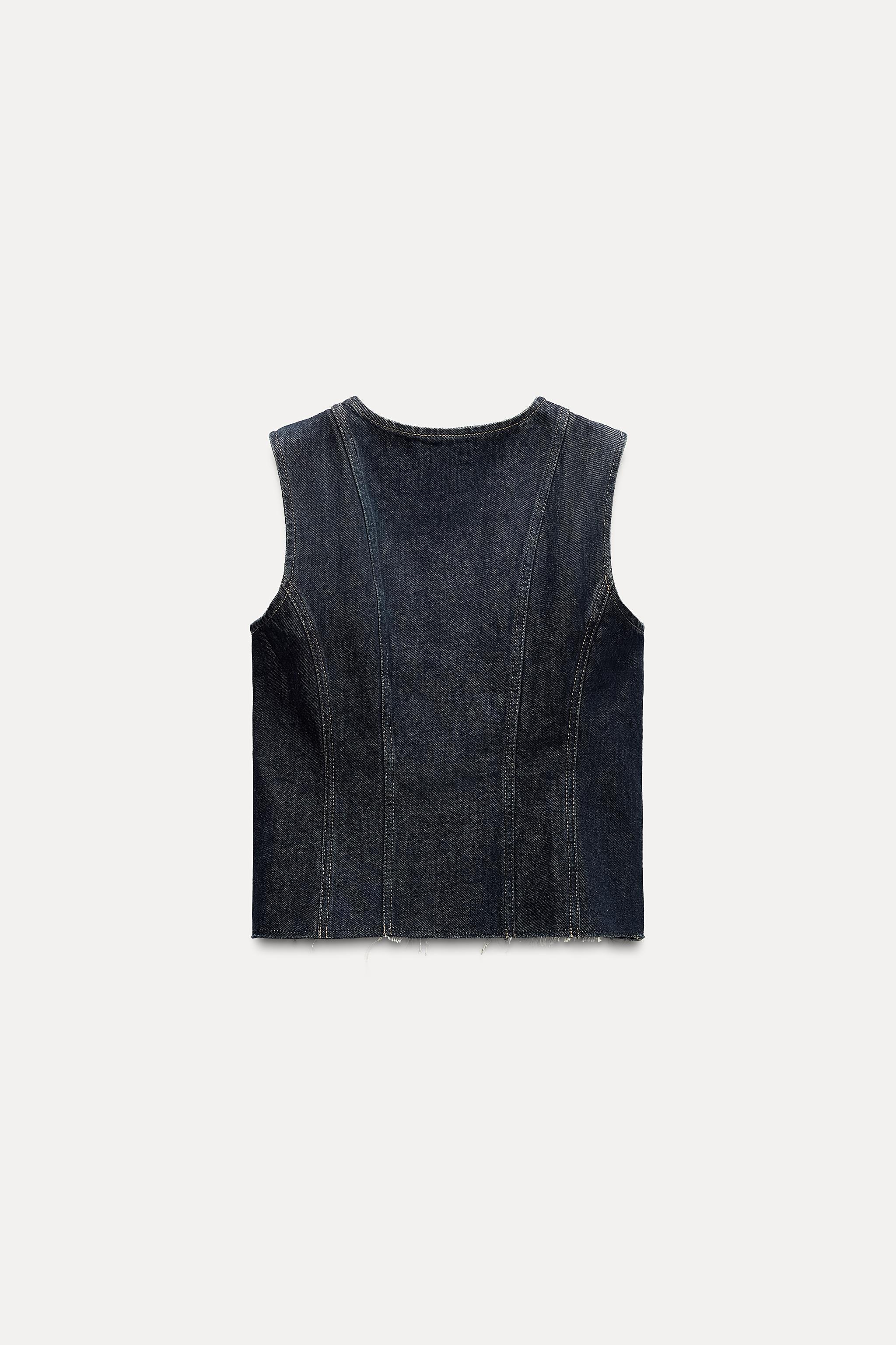 DENIM VEST ZW COLLECTION Product Image