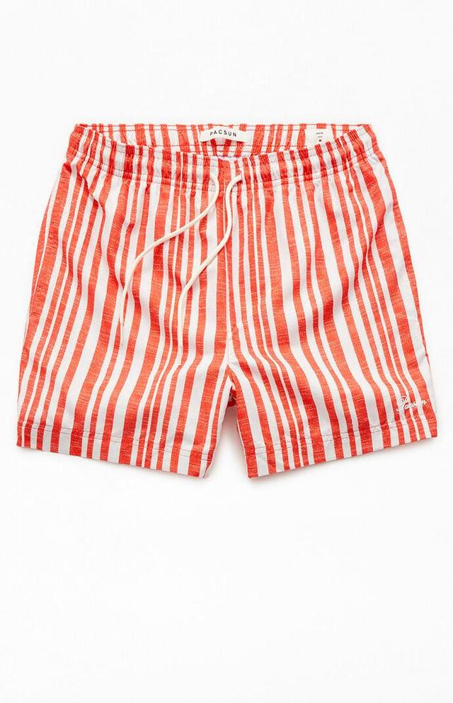 Men's Rosey Striped 4.5" Swim Trunks Product Image