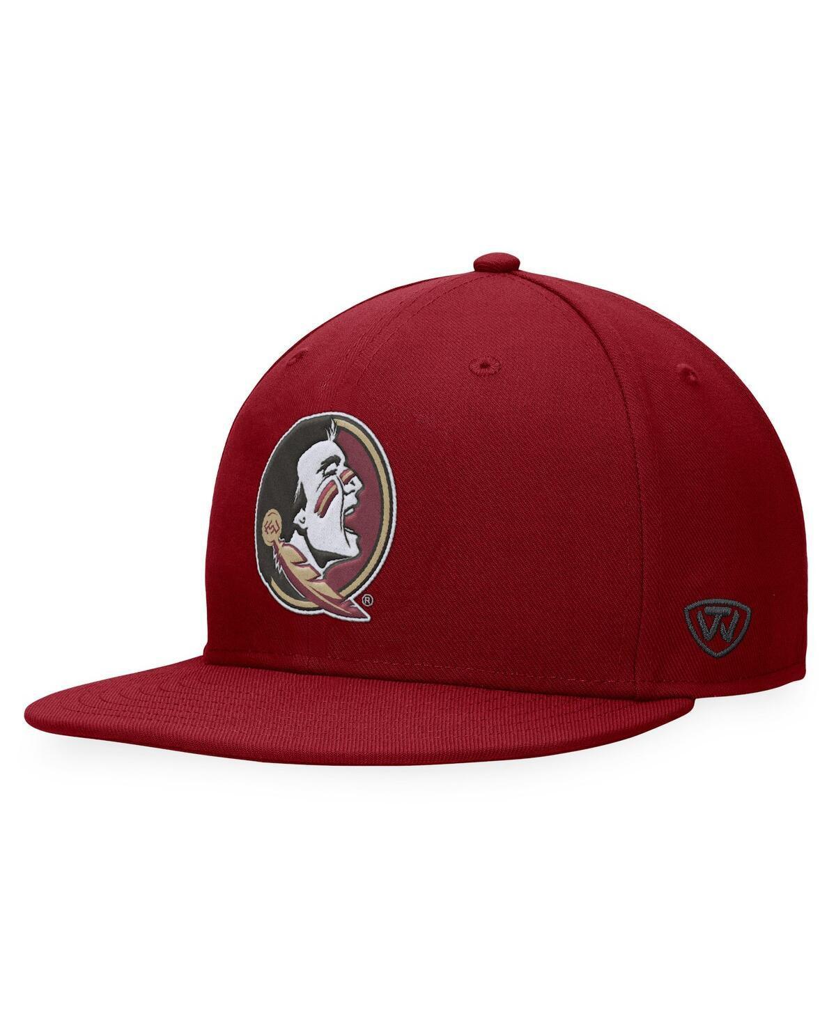 Mens Top of the World Garnet Florida State Seminoles Fitted Hat Product Image