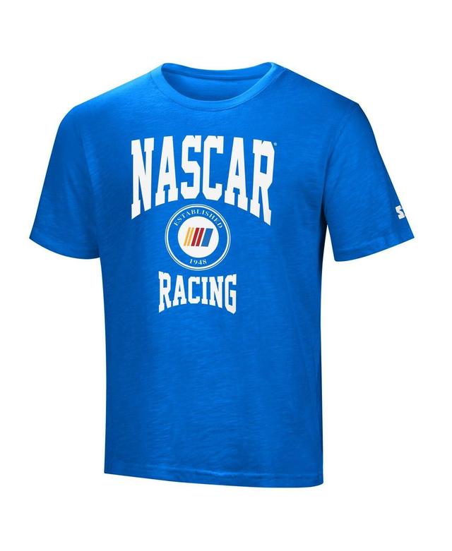 Mens Starter Light Blue Nascar Scout T-shirt Product Image