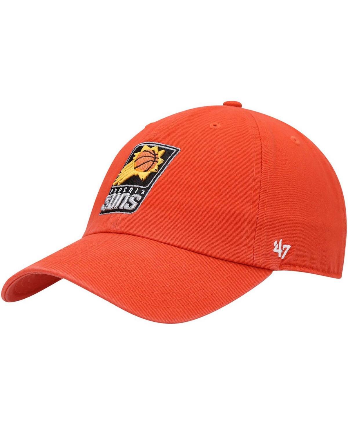 Mens 47 Orange Phoenix Suns Team Clean Up Adjustable Hat Product Image