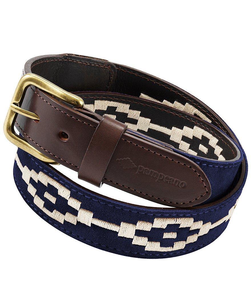 Pampeano Confianza Vegetable-Tanned Suede And Leather Belt Product Image