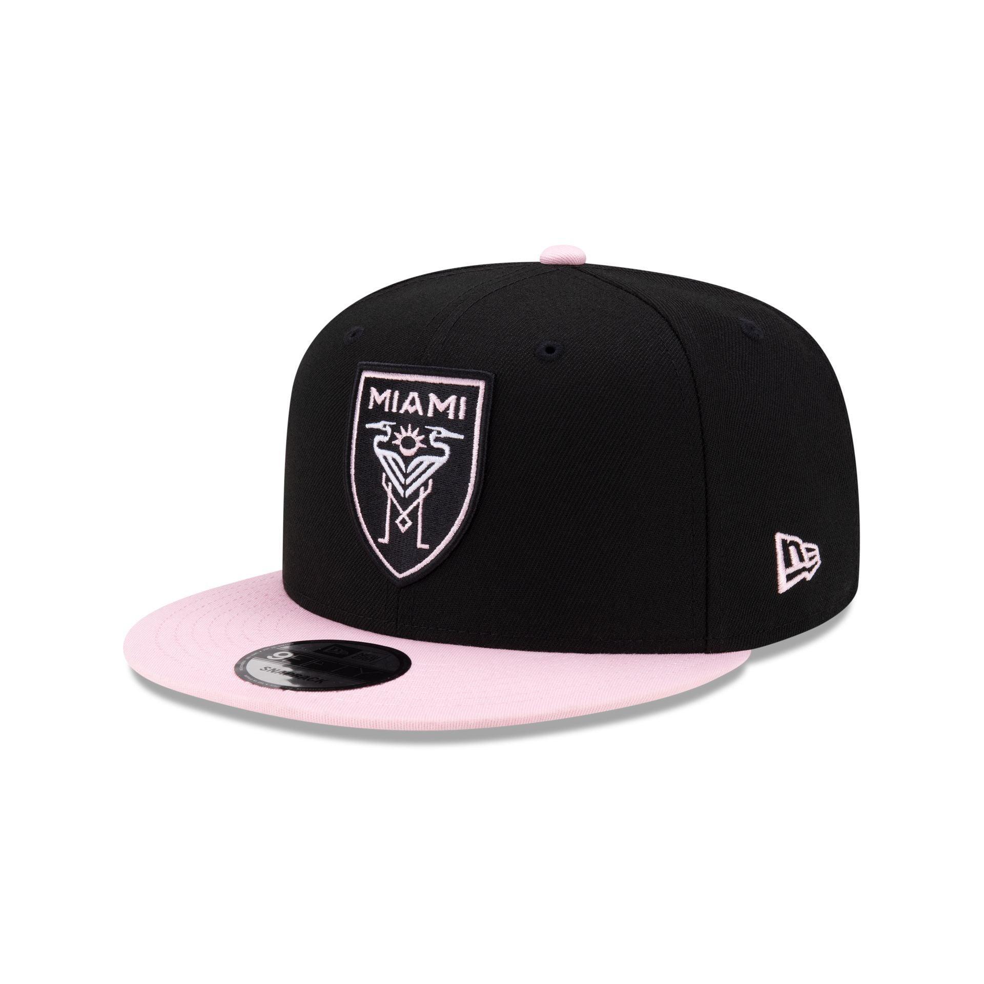 Inter Miami Basic Crest 9FIFTY Snapback Hat Male Product Image