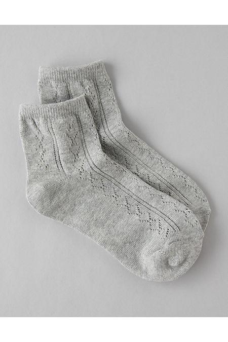 AE Pointelle Boyfriend Socks Women's Product Image