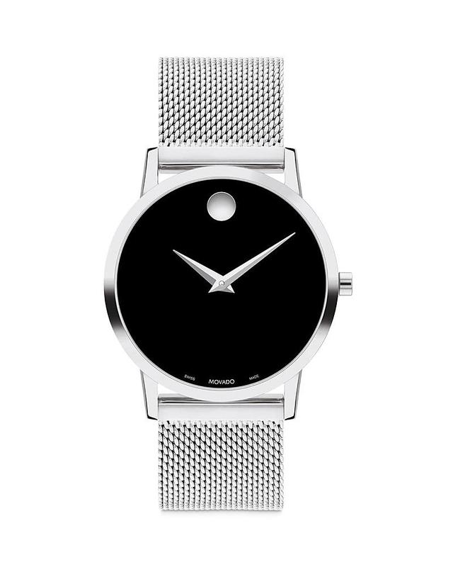 Movado Womens Museum Classic Black Calfskin Strap Watch Product Image