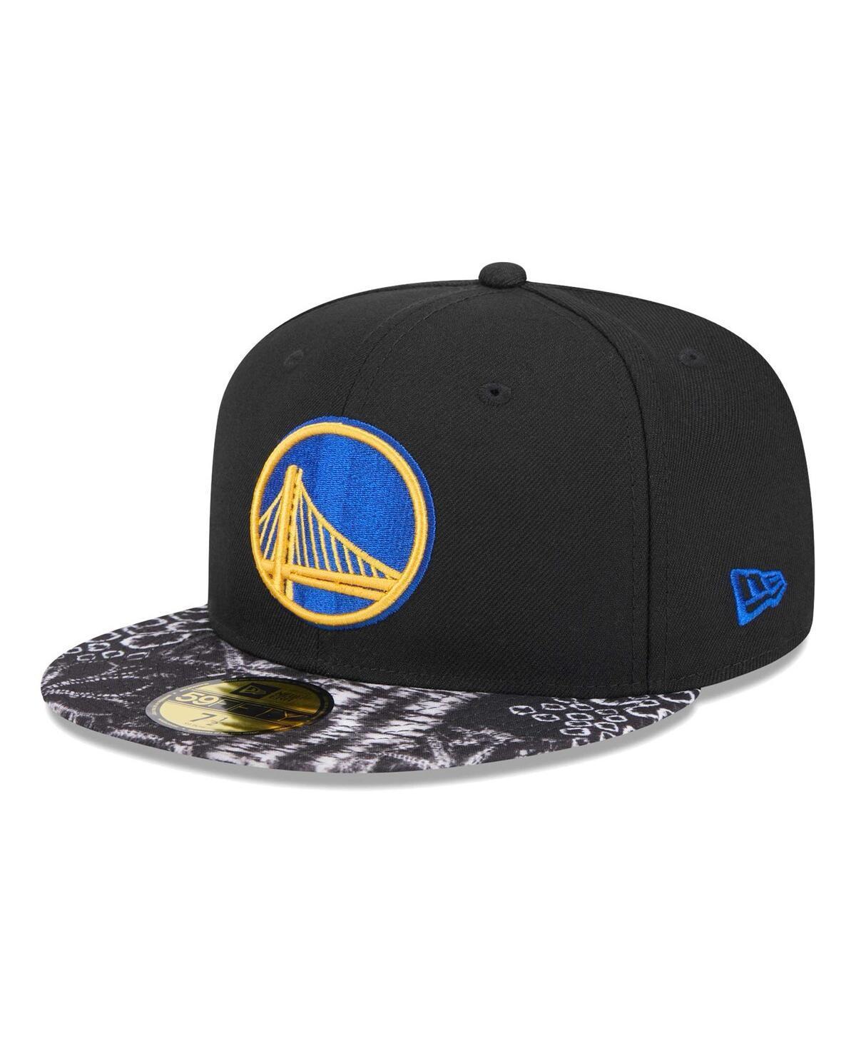 Mens New Era Golden State Warriors Coral Reef Visor 59FIFTY Fitted Hat Product Image