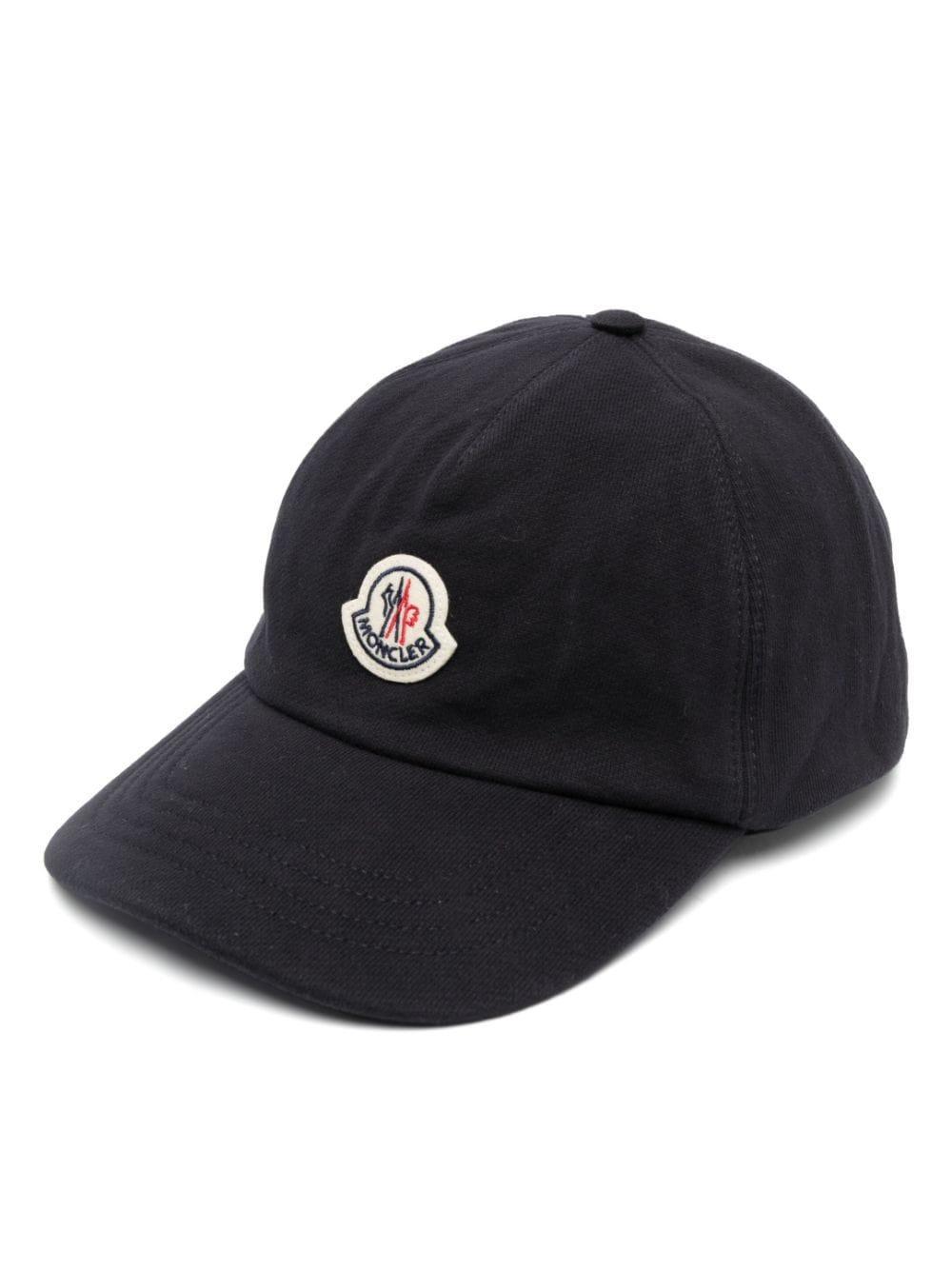 Logo-patch Cotton Cap In Blue Product Image