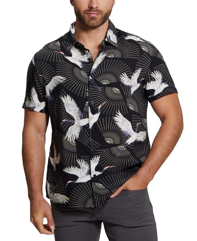 Guess Mens Crane Graphic Shirt Product Image