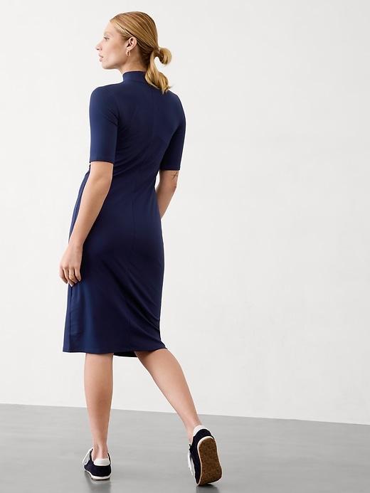 Signature Rib Mock Neck Dress Product Image