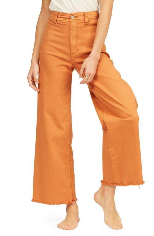 Billabong Free Fall Stretch Crop Wide Leg Pants Product Image