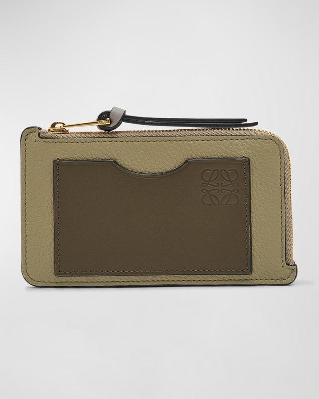 Zip Card Case in Grained Leather Product Image