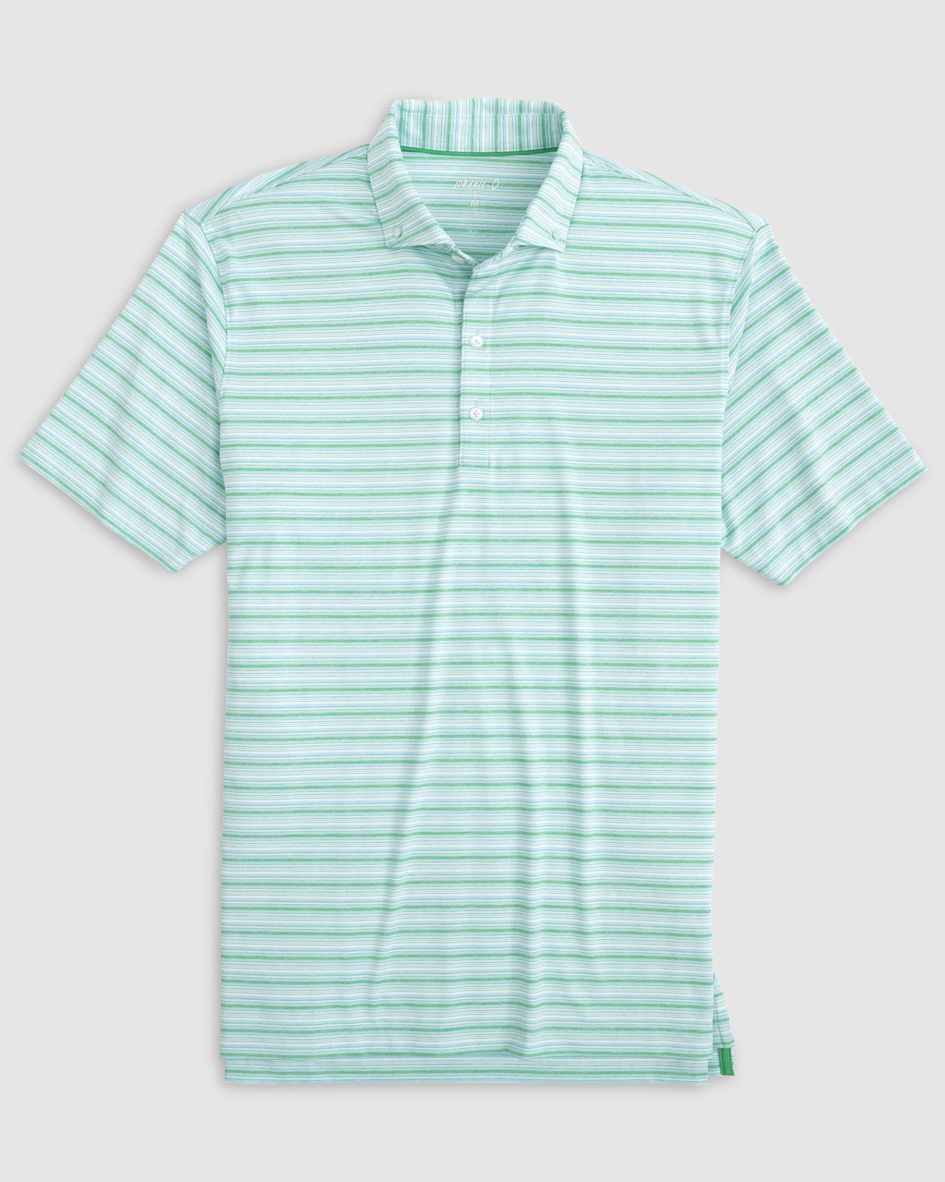 Richie Striped Jersey Performance Polo Male Product Image