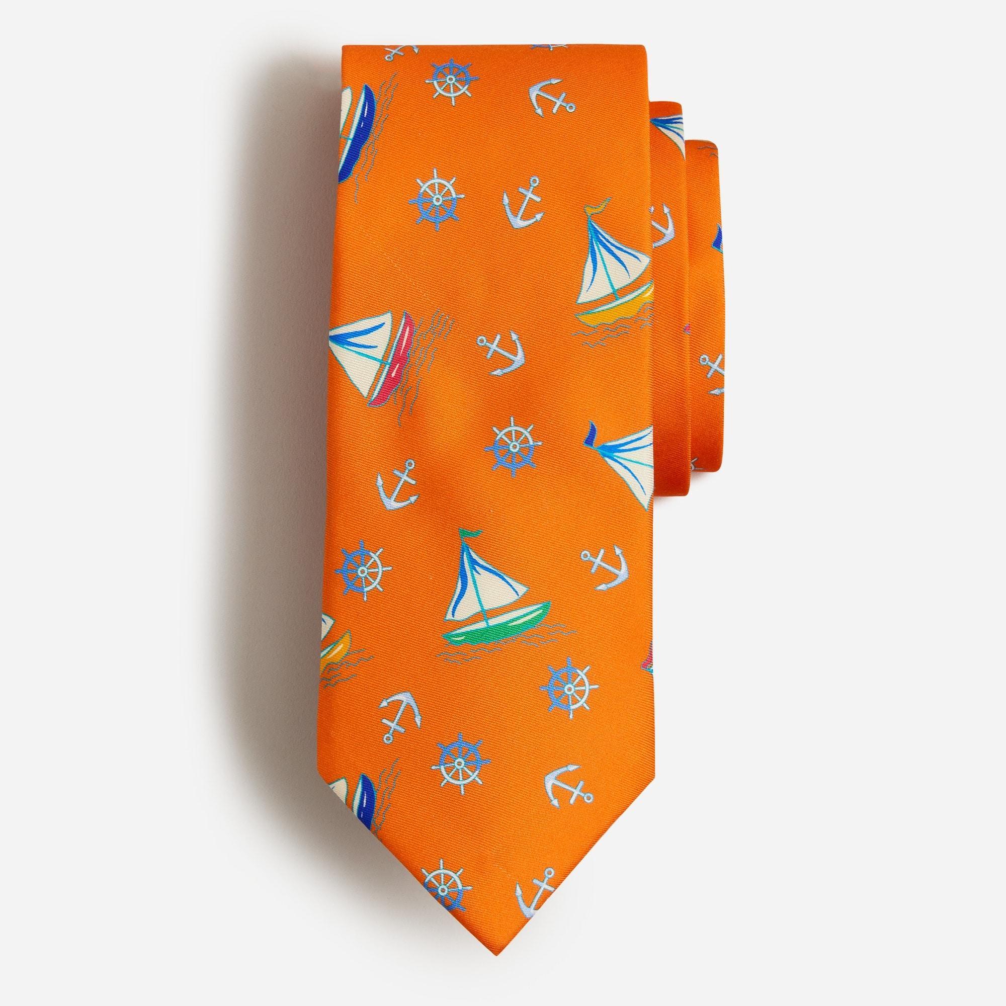 English silk tie in pattern Product Image