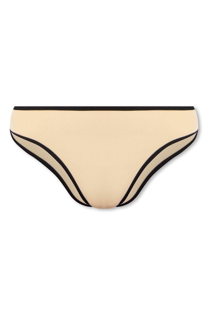 Stripe Edge Bikini Bottom In Beige Product Image