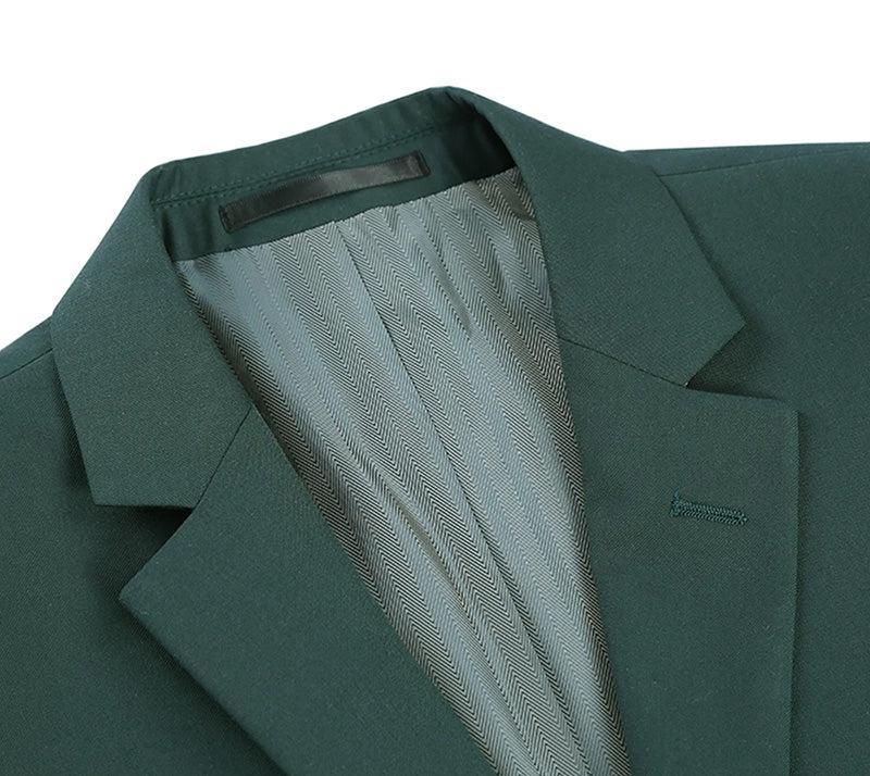 Vanderbilt Collection  - Classic 2 Piece Suit 2 Buttons Regular Fit In Green Product Image