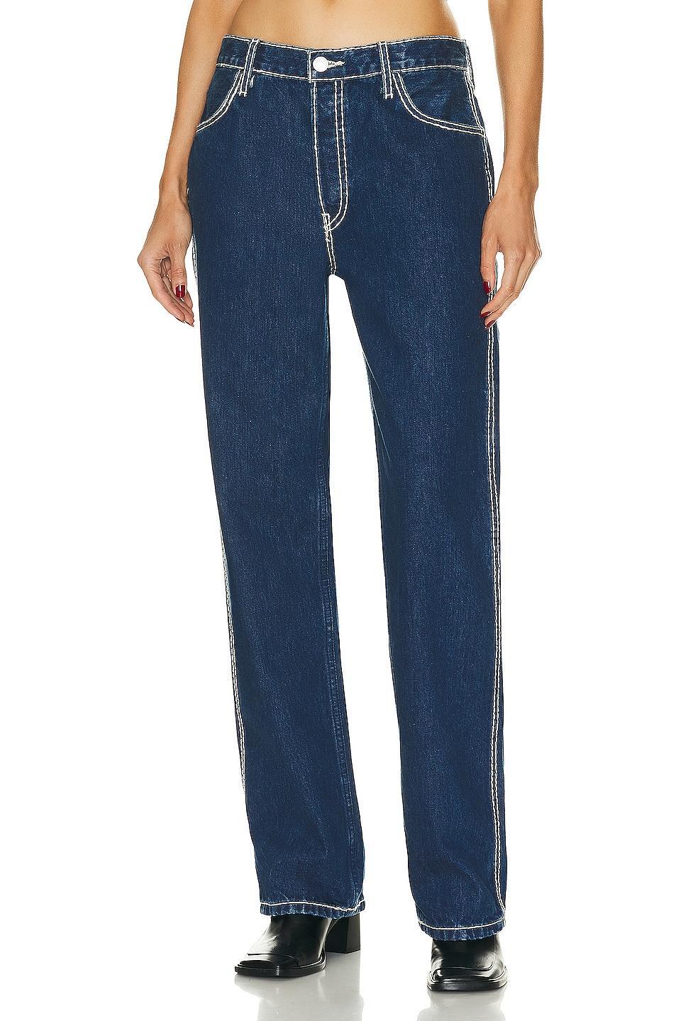 Womens Loose Long Jeans Product Image