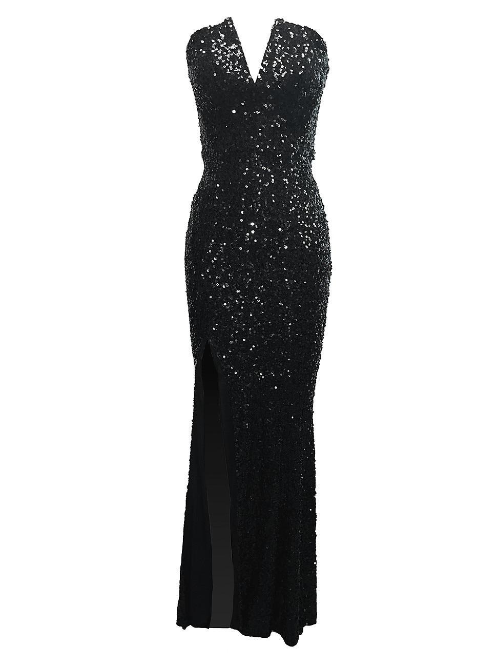 Dress the Population Fernanda Sequin Strapless Gown Product Image