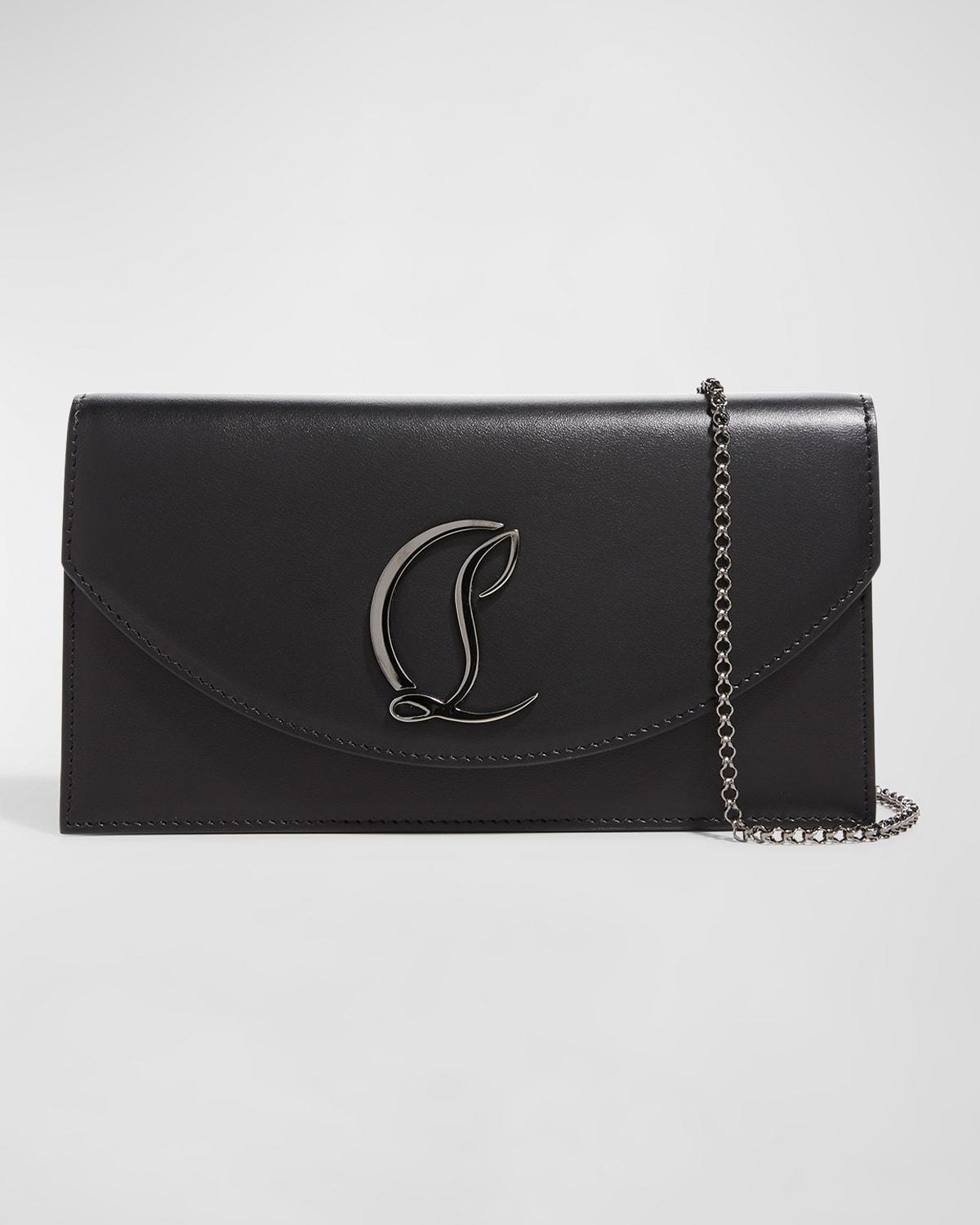 Loubi54 Wallet on Chain in Leather Product Image