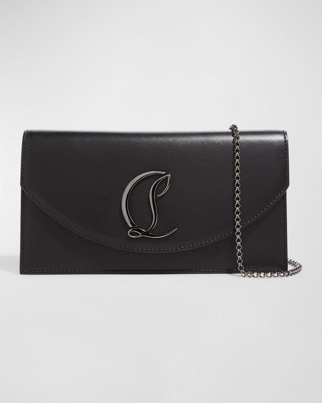 Loubi54 Wallet on Chain in Leather Product Image