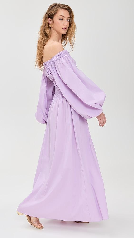 CAROLINE CONSTAS Raquela Off Shoulder Ruffle Maxi Dress | Shopbop Product Image